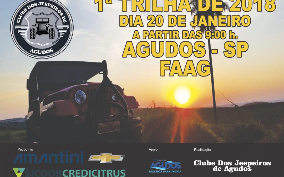 1ª Trilha de Jeeps 2018 – Clube dos Jeepeiros de Agudos