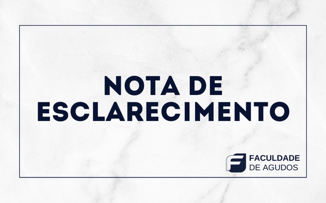 Nota de Esclarecimento